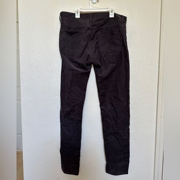 Club Monaco Brown Corduroy Slim Straight Leg Women’s Jeans Pants Casual size 32 - Picture 5 of 7